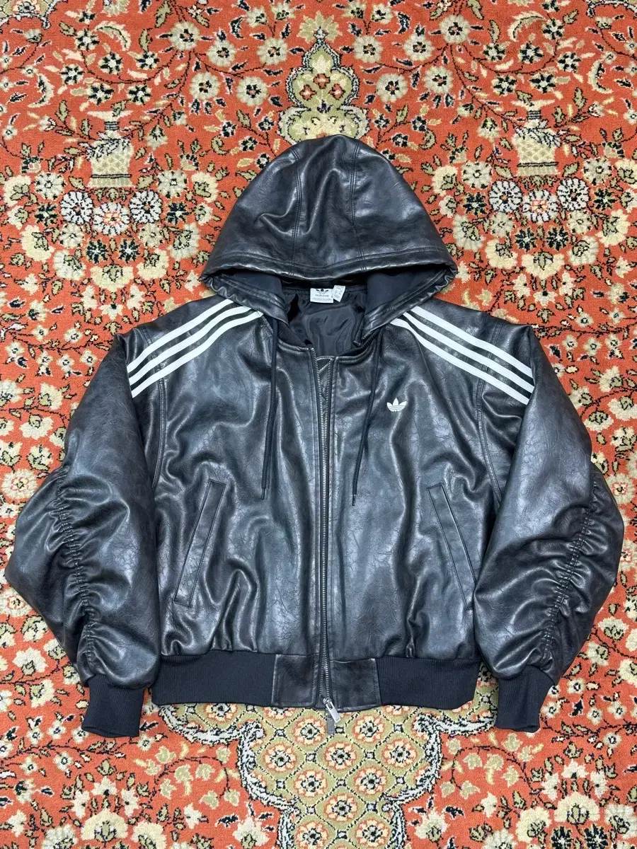adidas x Thug Club PU Leather Jacket 即完売 adidas Thug Club PU